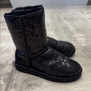 UGG Black Sequin Boots